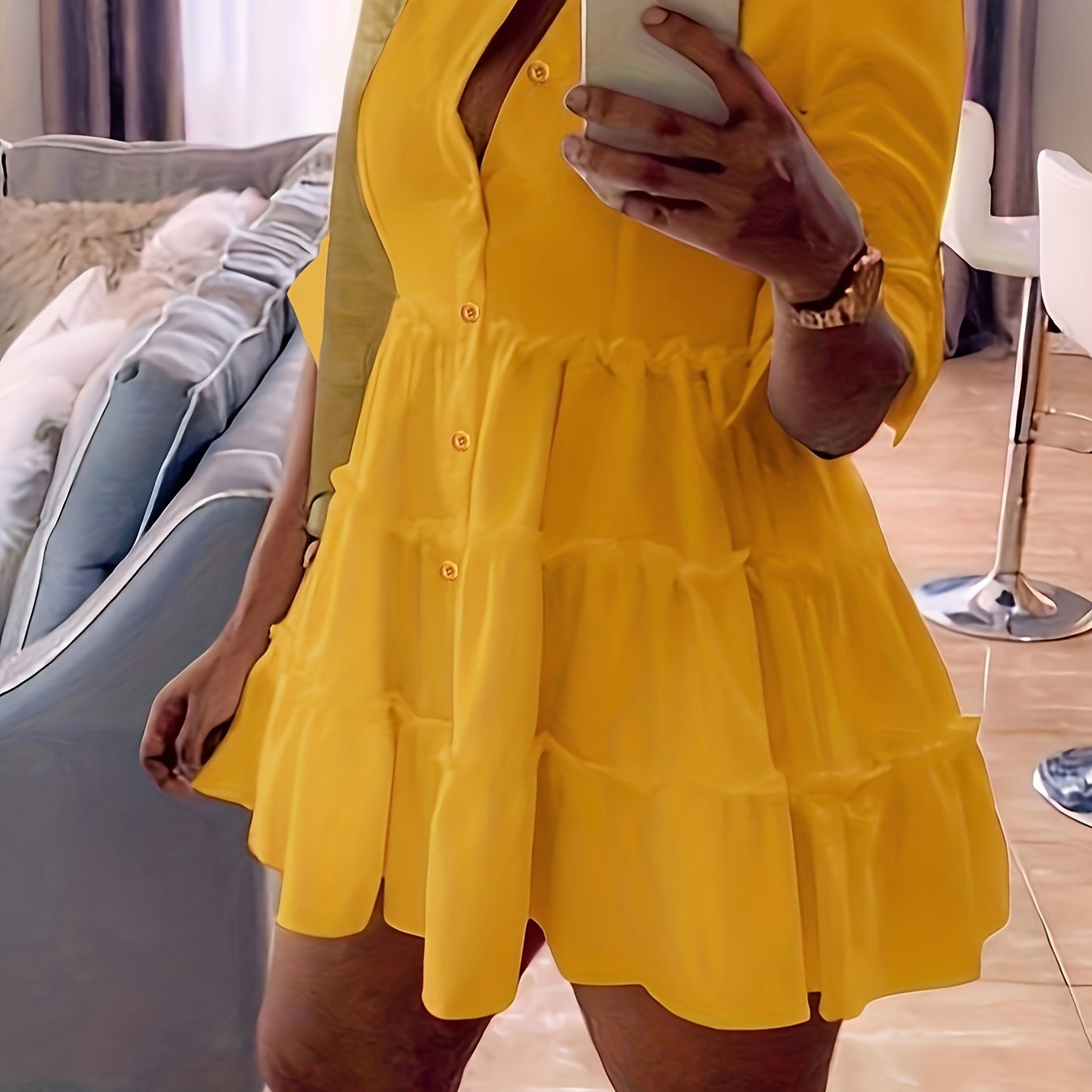 Elegant Chic Whisper Shirt Dress