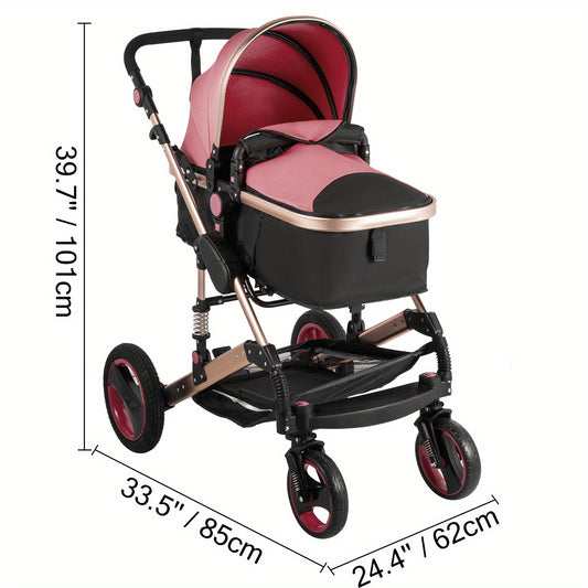 VEVOR 3 in 1 Portable Infant Strollers Jogger Stroller
