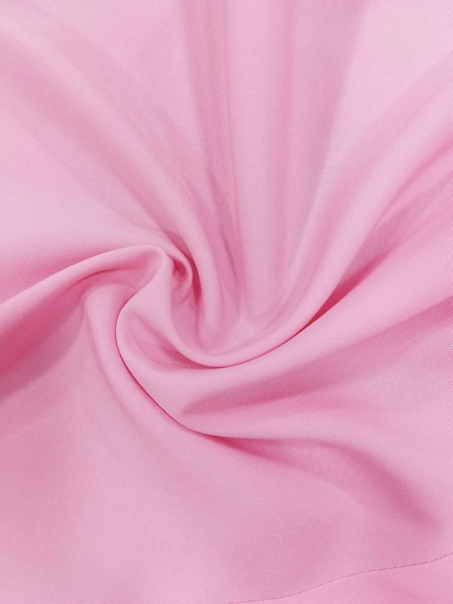 Women's Elegant Bright Pink Ruffle Hem Shirt Dress