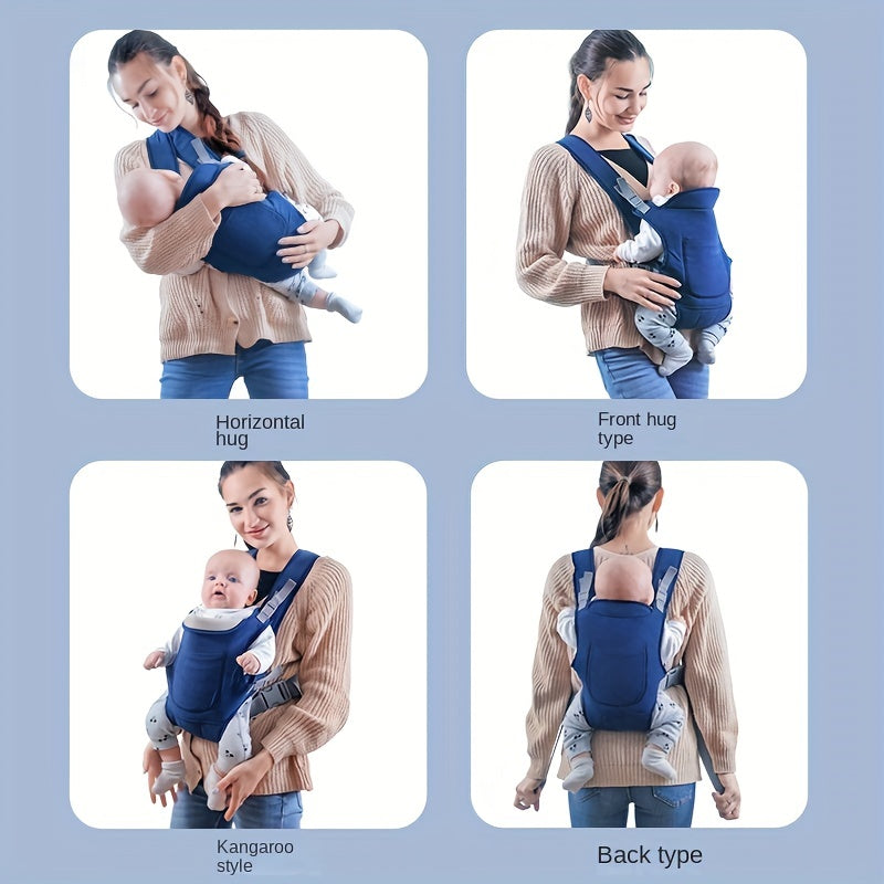 Ergonomic Baby Carrier: Multi-Functional Front & Back Carry for Newborns