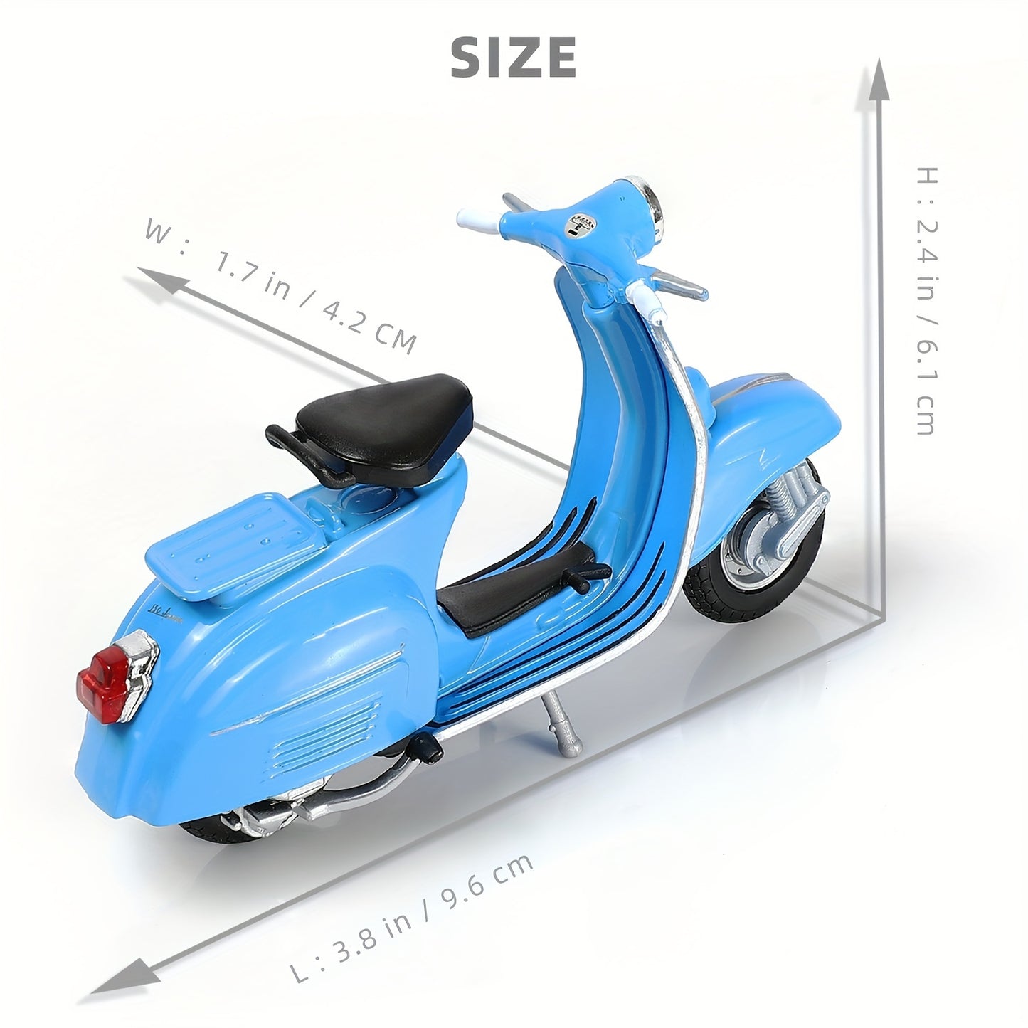 Welly 1/18 Scale Vespa 150Cc Miniature Scooter Model