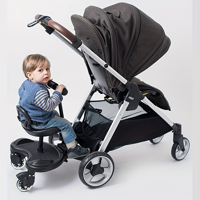 2-in-1 Stroller Scooter & Non-Slip Wheels for Youngsters