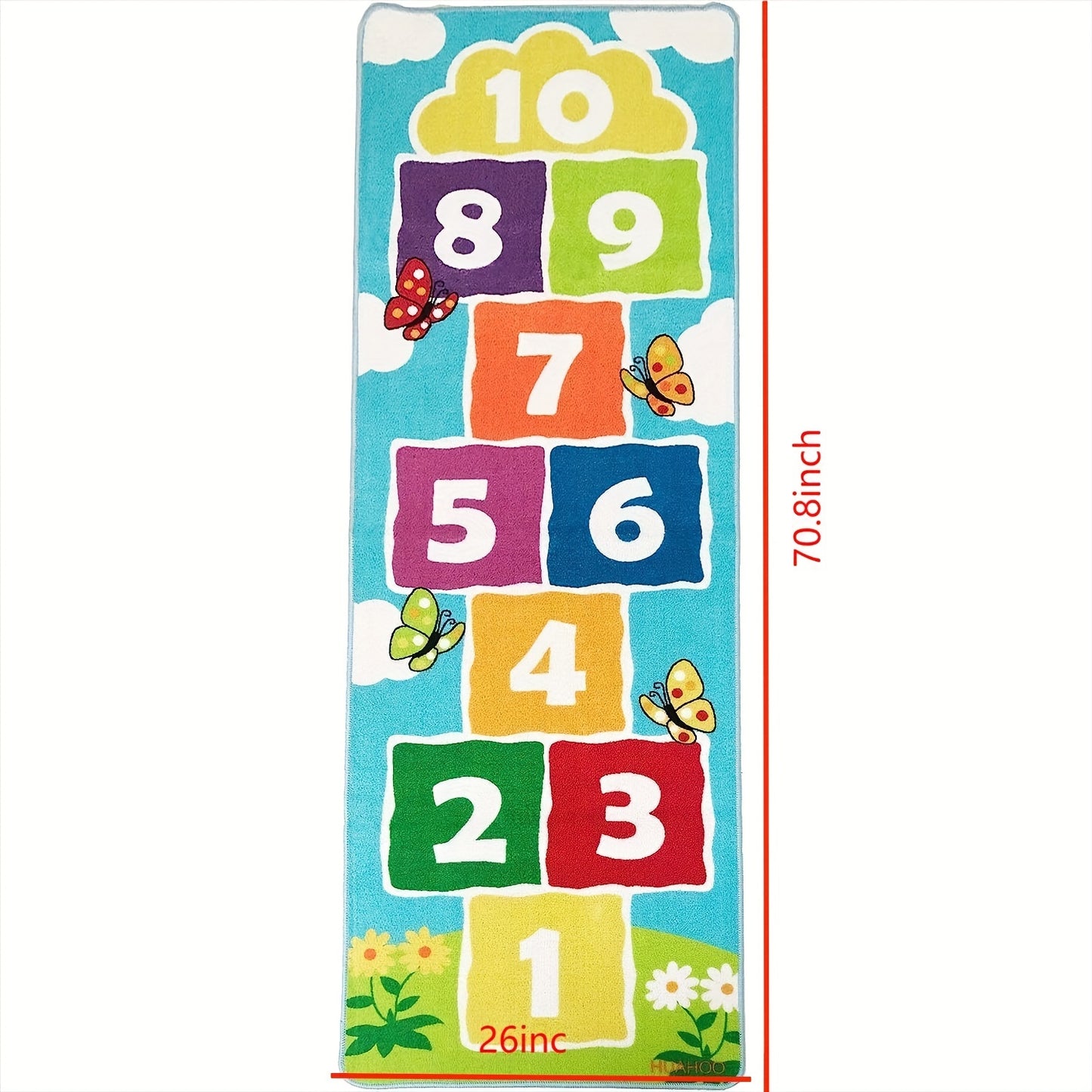 Non-Slip Floor Rug for Kids - Soft and Durable Playroom Carpet for Boys and Girls