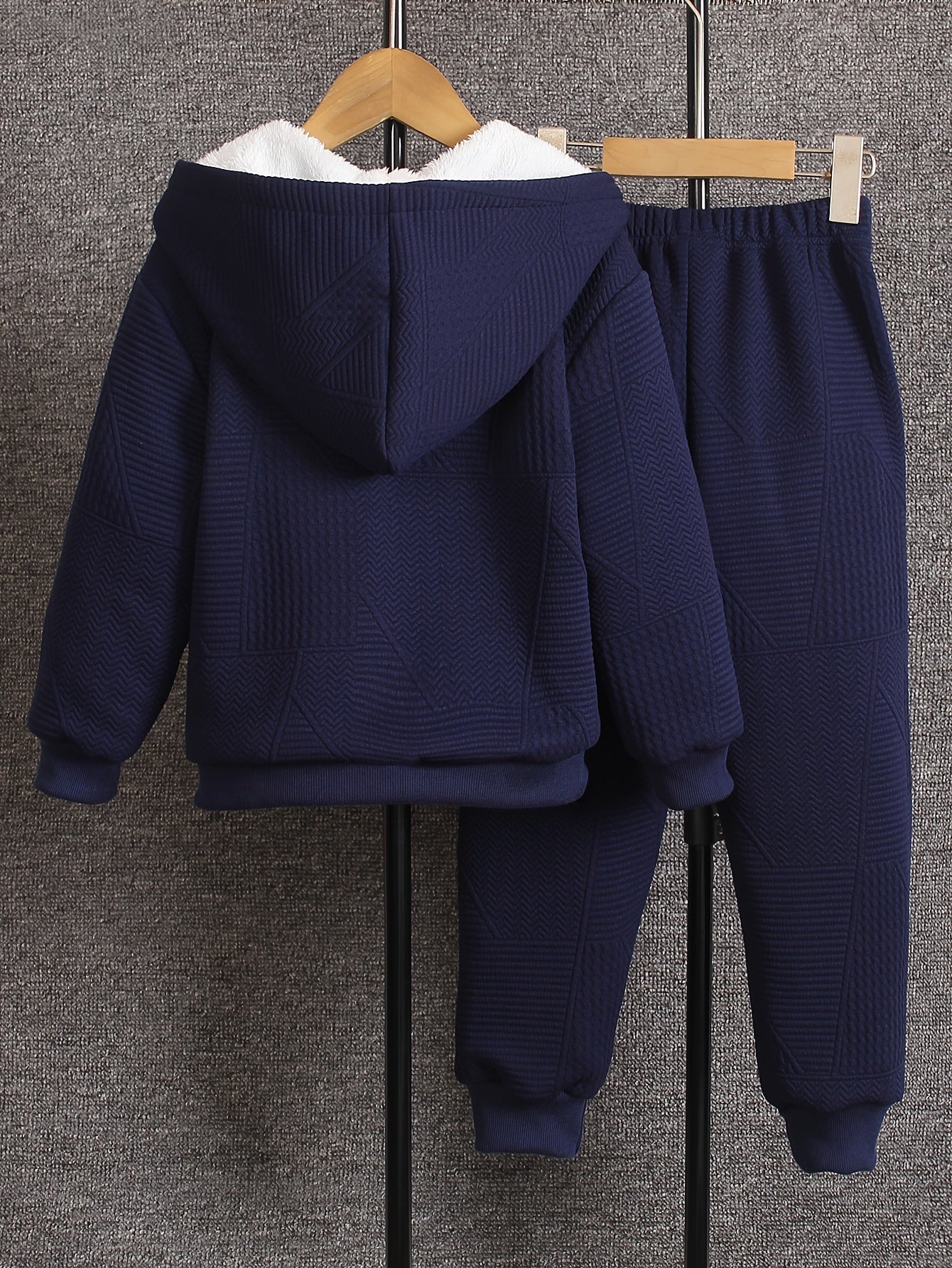 Long Sleeve Warm Fleece Hoodie/Pants Set