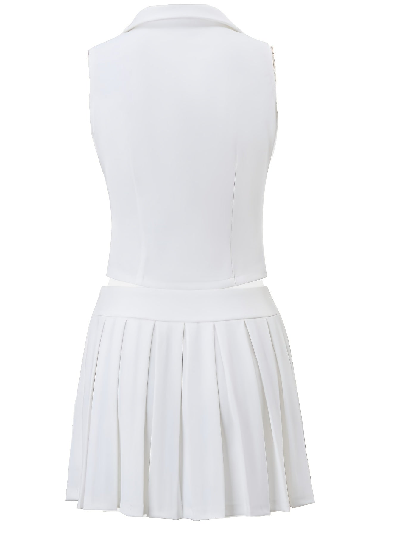 Women's Soft Glam Pleated Skirt Set