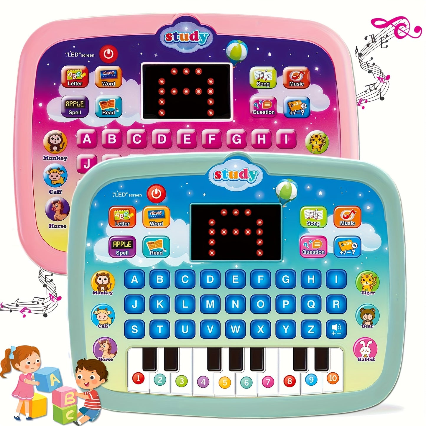 Alphabet, Numbers & Music Early Education Interactive Toy