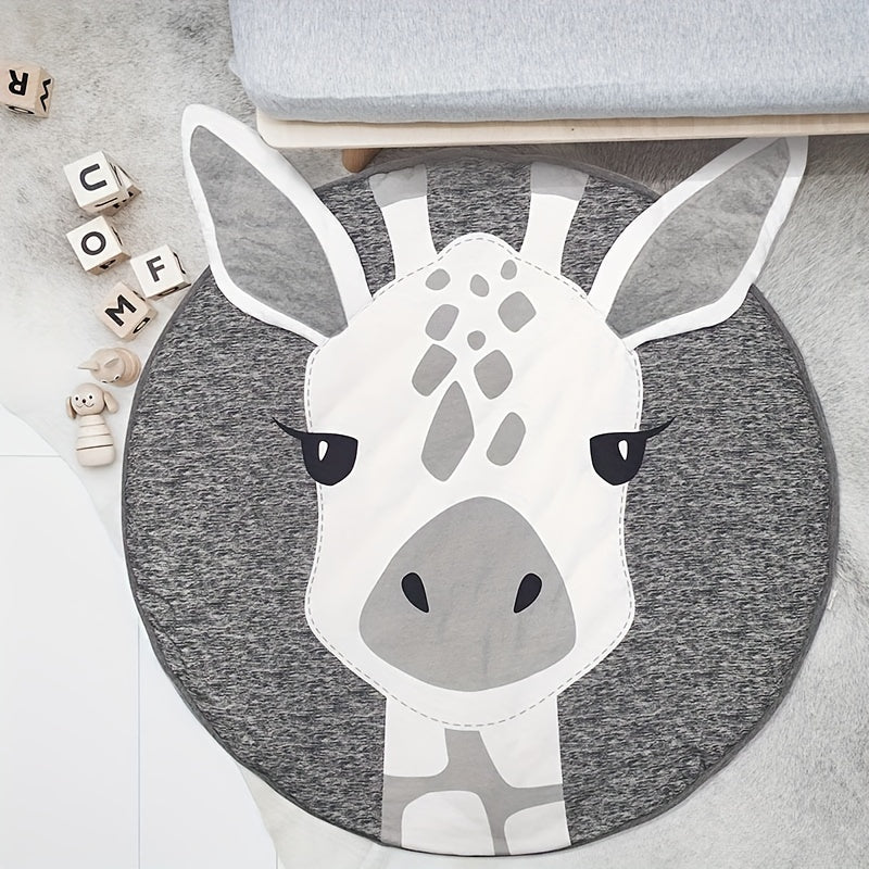 Cute 3D Animal Round Crawling Mat