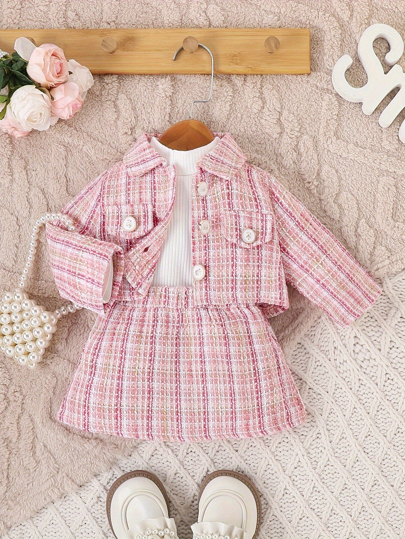 Long Sleeve Top & Skirt Set for Infants