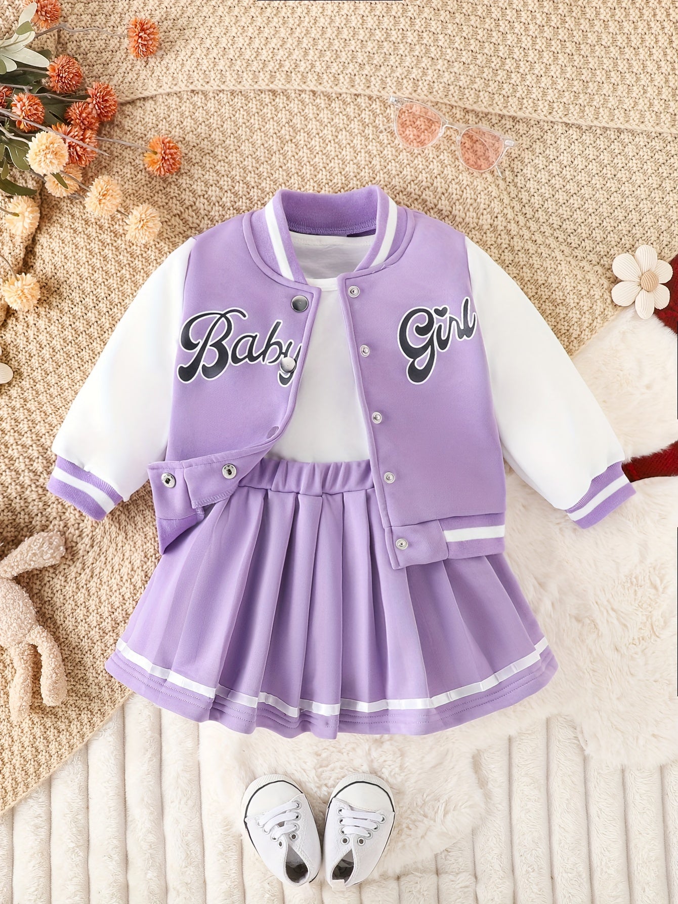 BABY GIRL two piece long sleeve set