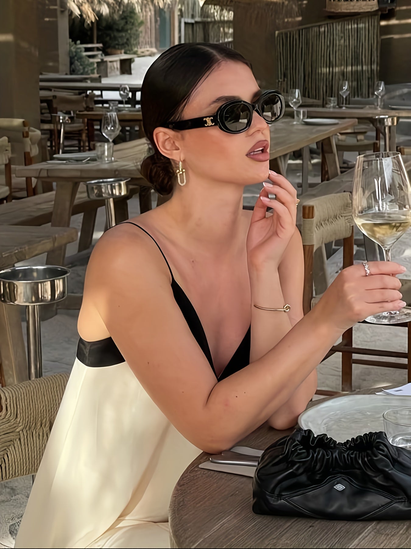 Soft Scene V-Neck Maxi Dress