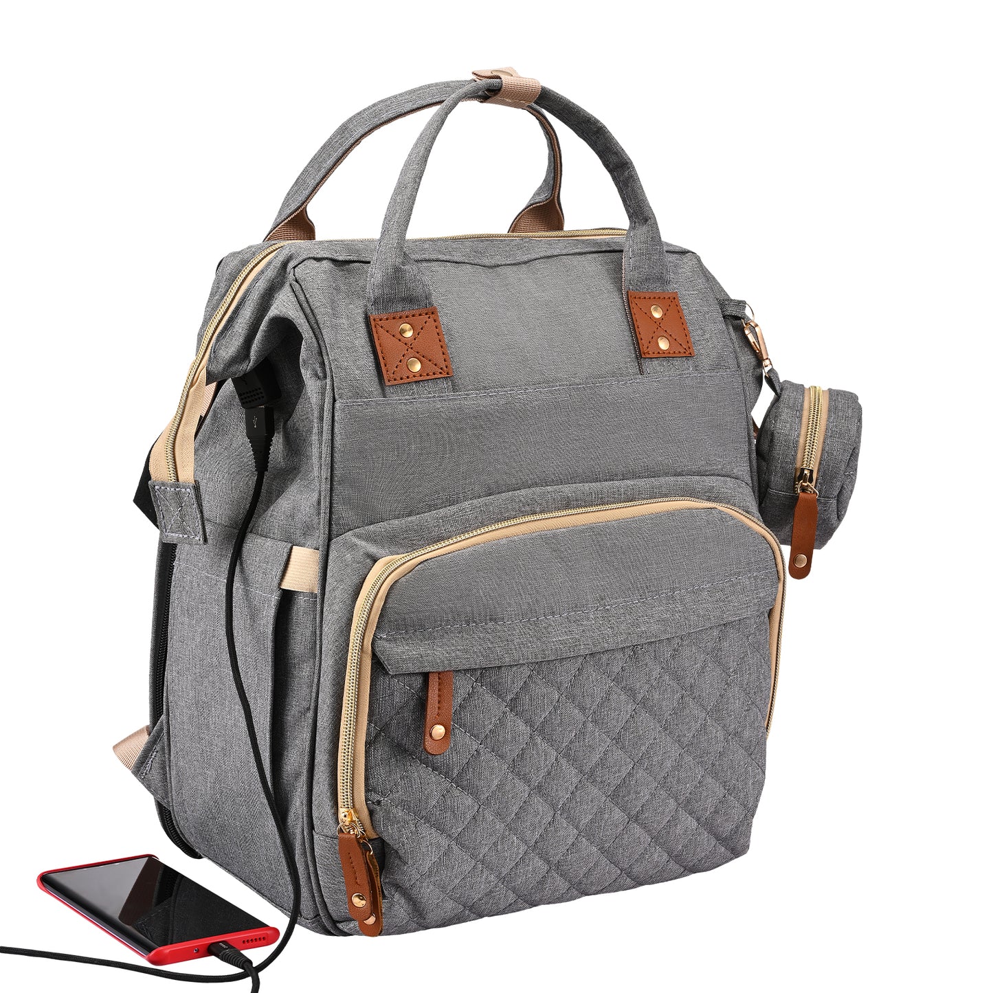 Diaper Bag Backpack,Baby Diaper Bags, Multifunctional Diaper Backpack