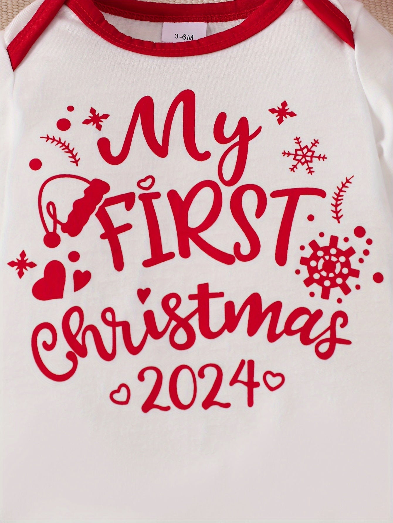 Baby's "My First Christmas" Romper