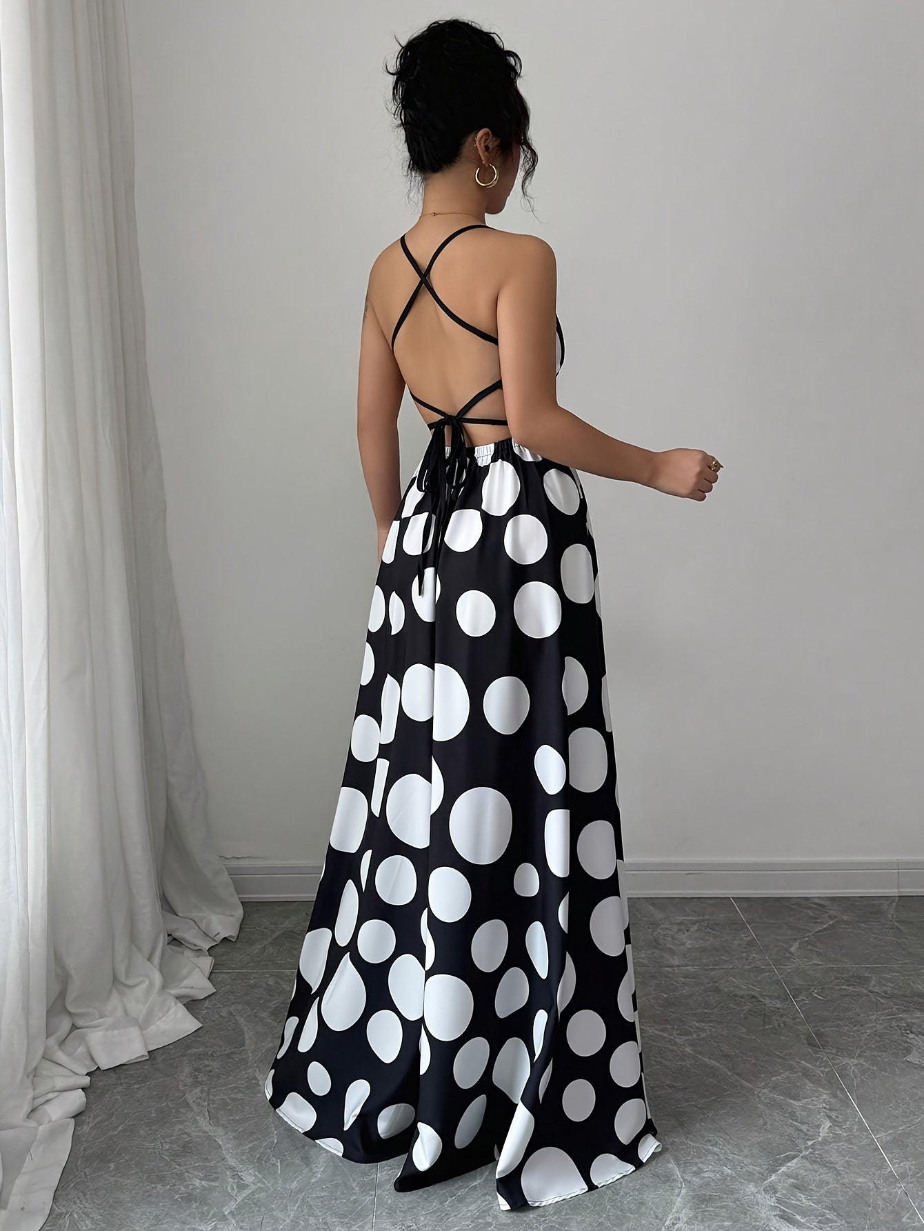 The Monochrome Bloom Dress
