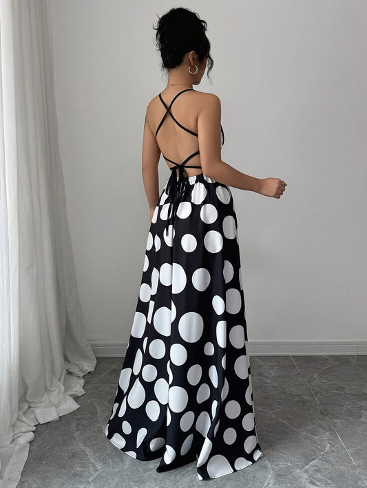 The Monochrome Bloom Dress