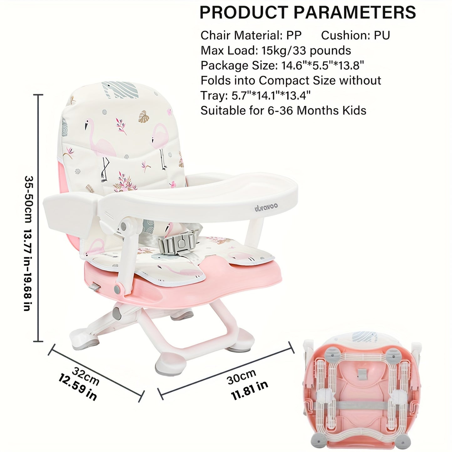 UBRAVOO Portable High Chair