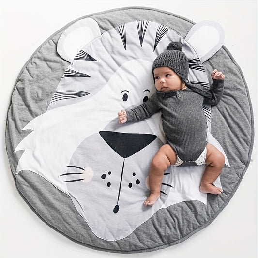 Cute 3D Animal Round Crawling Mat