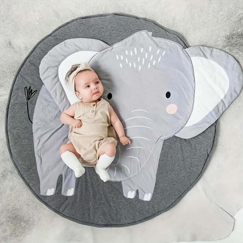 Cute 3D Animal Round Crawling Mat