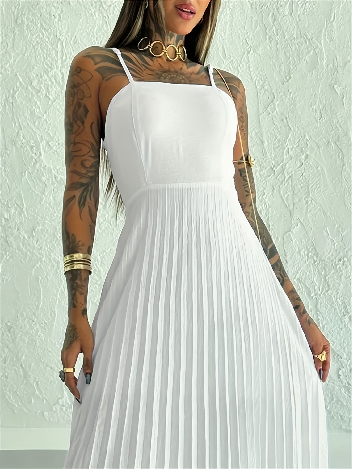 Sunset Flow Tie-Back Maxi Dress – Casual Chic for Spring/Summer