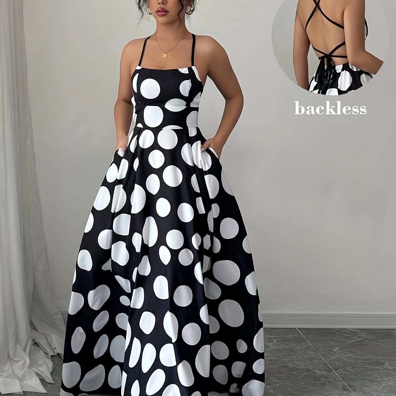 The Monochrome Bloom Dress