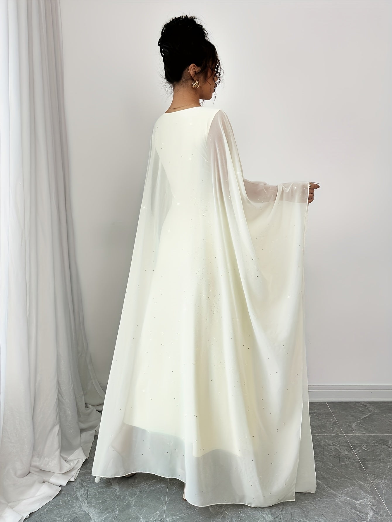 Women's WhisperLight Mesh Sleeve Dress