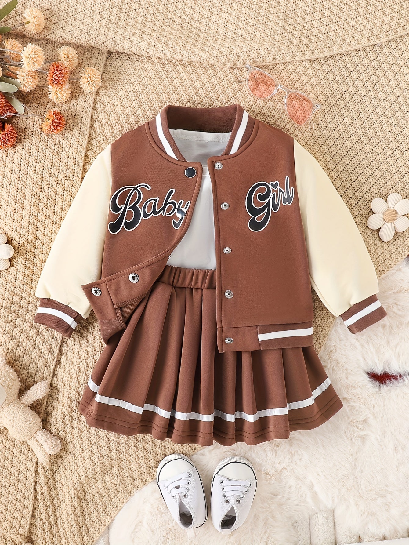 BABY GIRL two piece long sleeve set