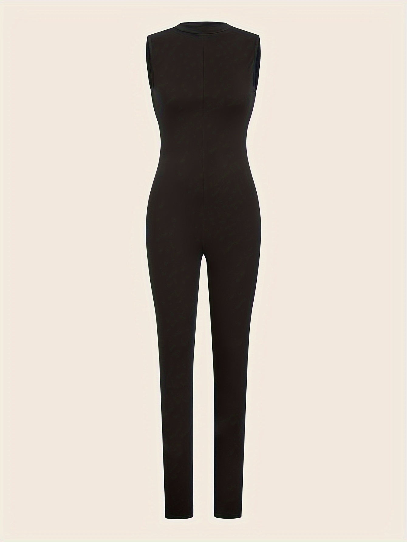 Women's Sculpted Chic Suit Sleeveless Jumpsuit