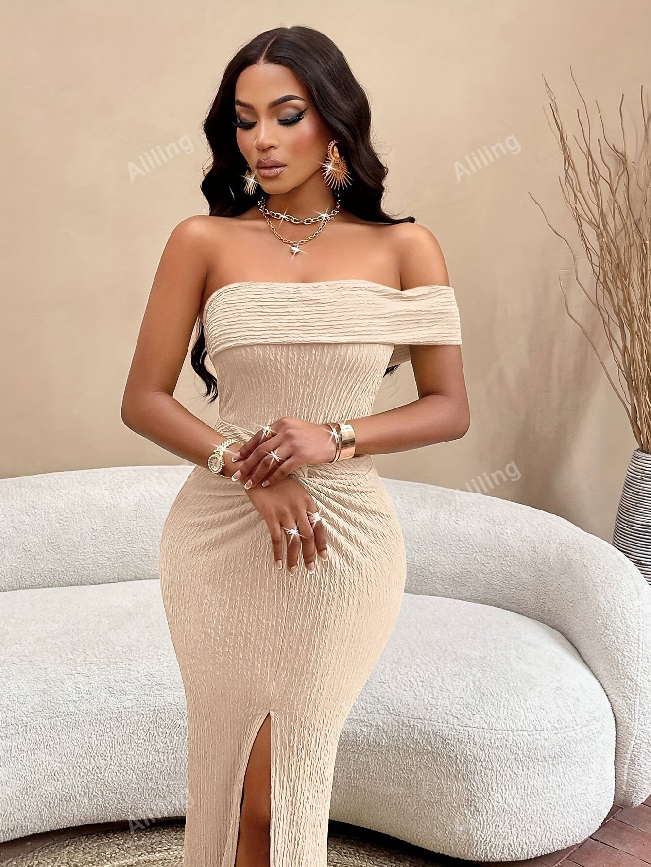 Velvet Whisper Gown