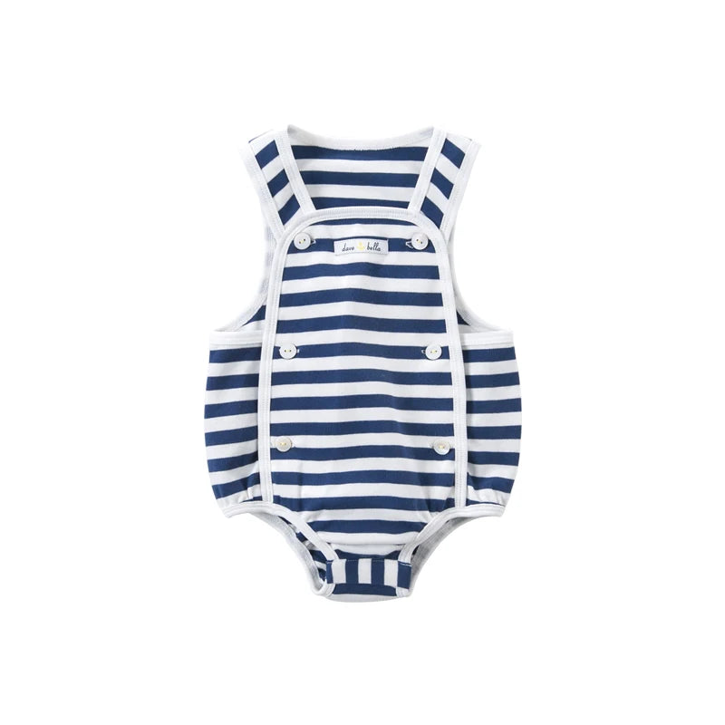 unisex fashion striped jumpsuits infant toddler romper