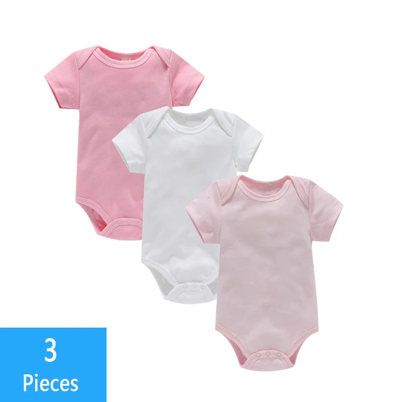 Baby Body Clothes Solid Color Romper