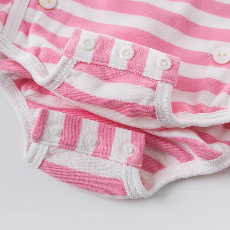unisex fashion striped jumpsuits infant toddler romper