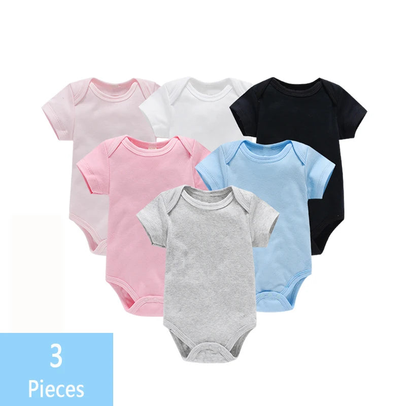 Baby Body Clothes Solid Color Romper