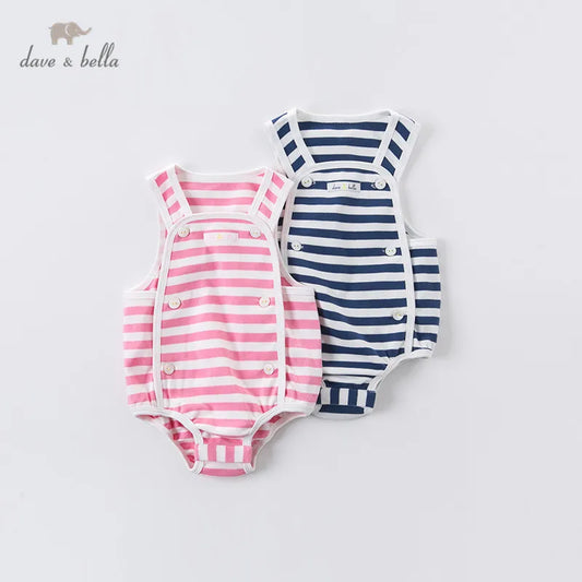 unisex fashion striped jumpsuits infant toddler romper