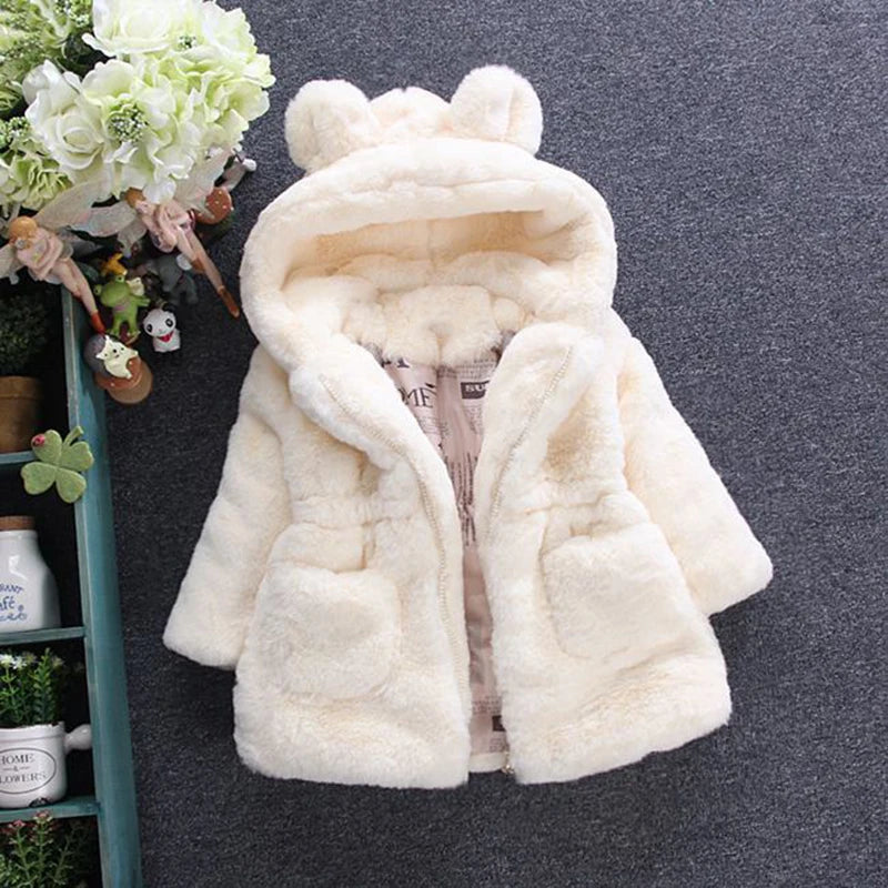 Winter faux Fur Coat Fleece Jacket