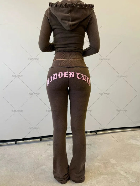 Urban Luxe Embroidered Tracksuit Set