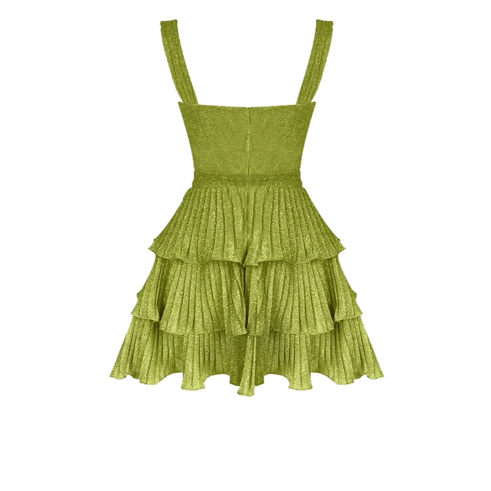 Stargaze Seduction Layered Mini  Dress