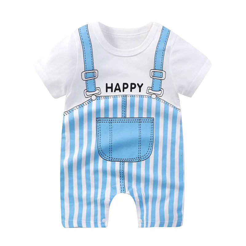 Baby One-piece Clothes Romper Short Sleeve Climb Clothing Newborn Jumpsuits Toddler Girl boy Onesie