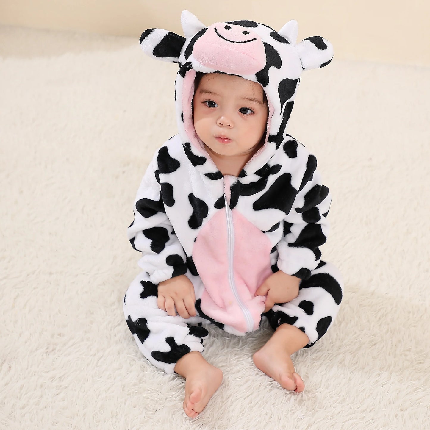 Baby Rabbit Unicorn Cow Cartoon Romper