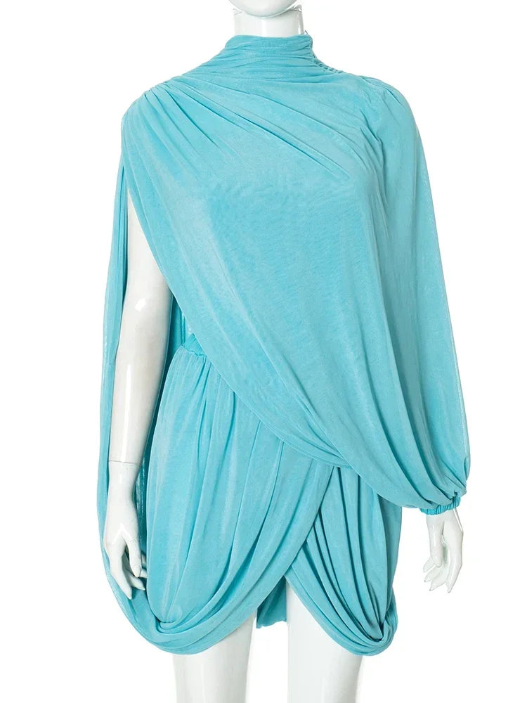 Elegant Women Sapphire Dusk Blue Reverie Co-Ord