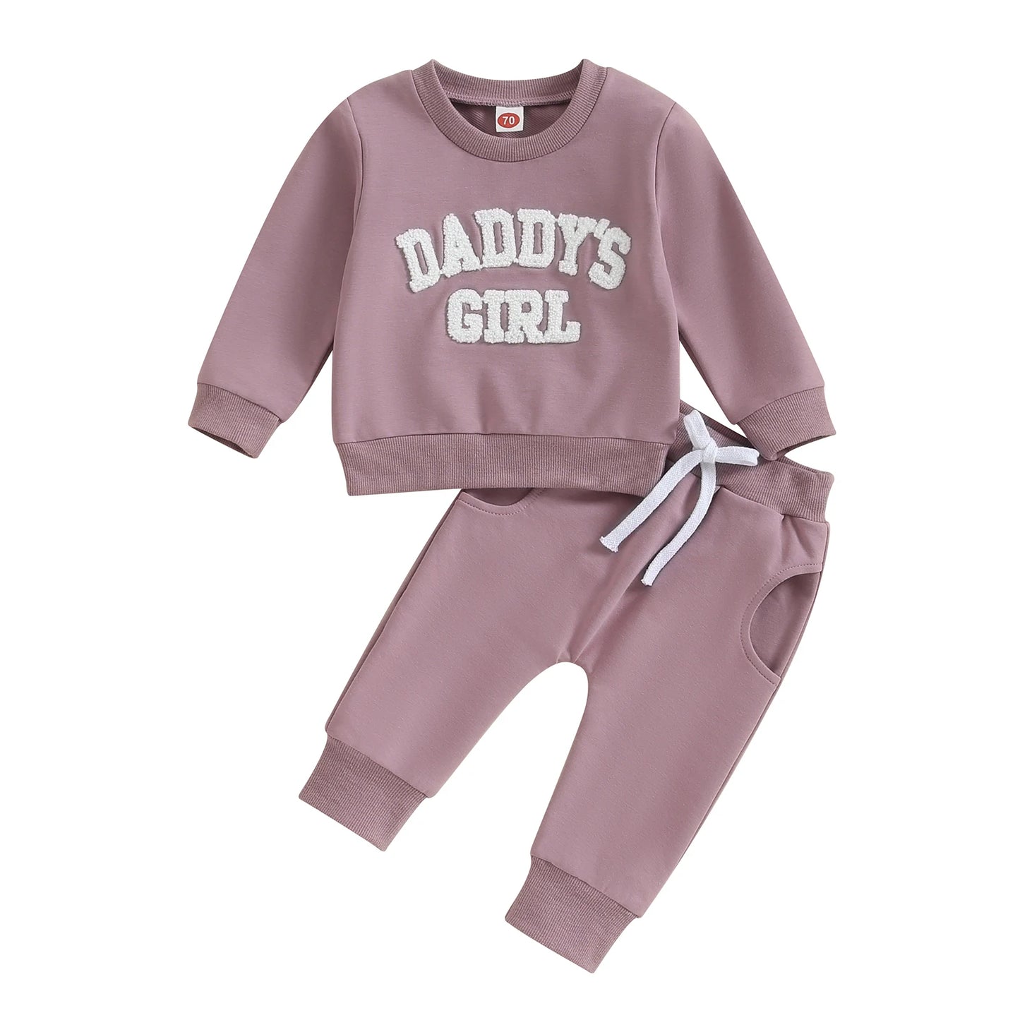 ma&baby 0-3Y Newborn Infant Baby Girl Clothes Sets Letter Embroidery Long Sleeve Tops Pants Casual Fall Spring Outfits