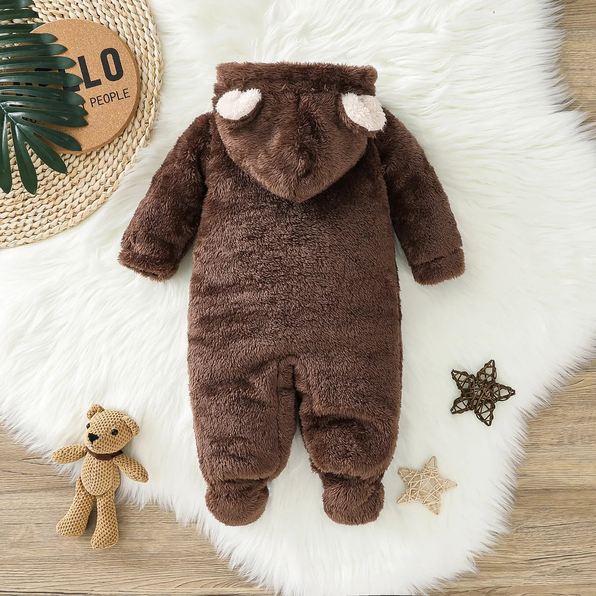 Baby Boy Jumpsuit With Hood