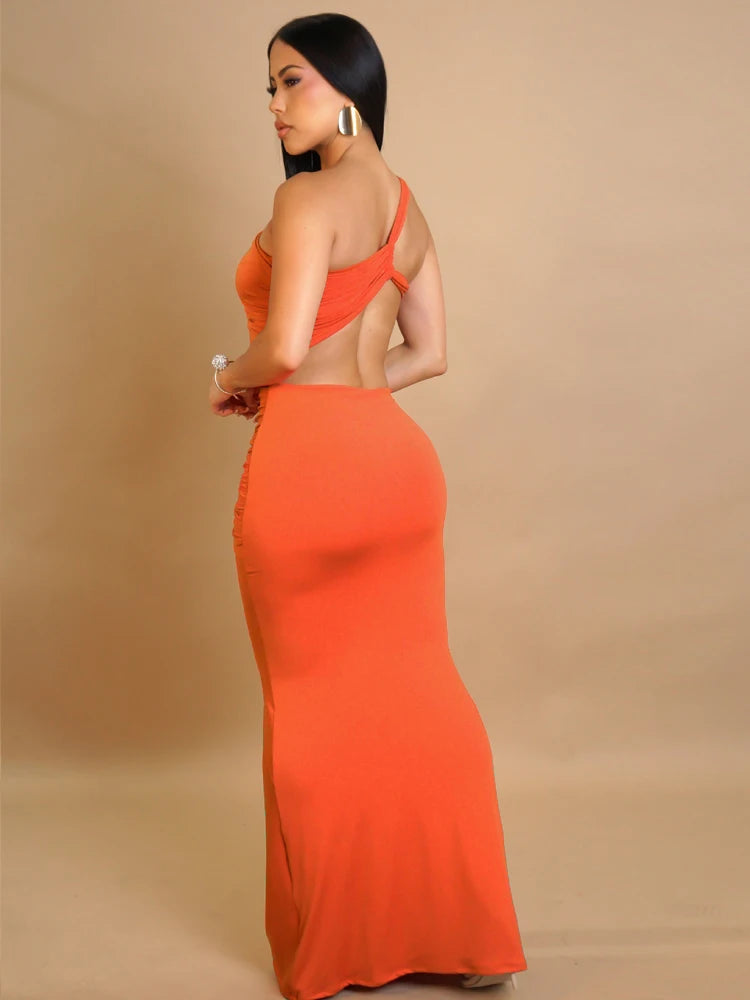 Women's Cut-Out After Dark Goddess Maxi Dress