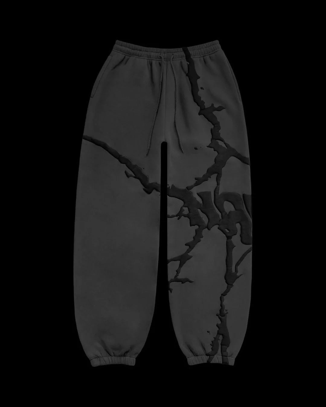 2024 European and American Cross border Autumn and Winter New Vintage Foam Printed Hoodie Thickened Loose Men's Set in Stock