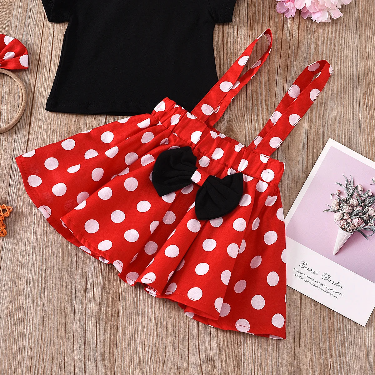 Polka Dot Baby Girl Evening Dresses Bow Kids Birthday Party Princess