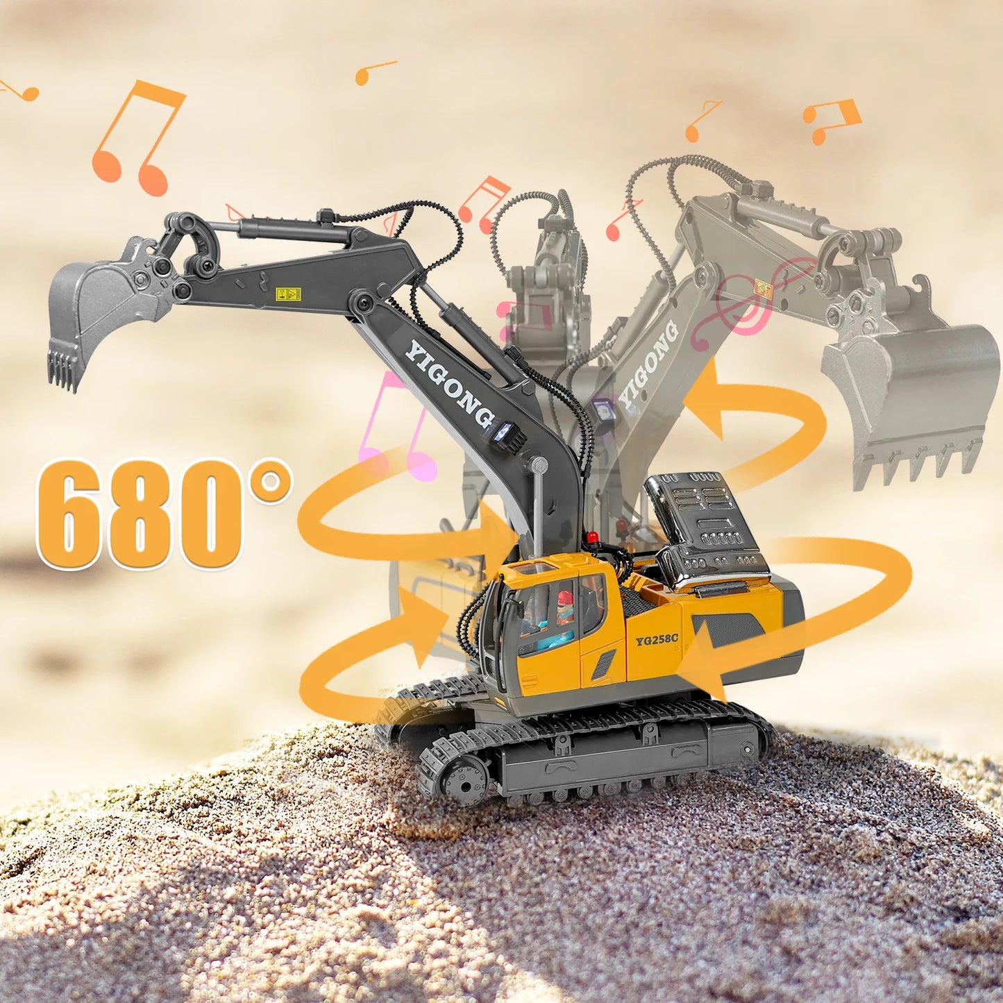 Excavator Children Remote Control