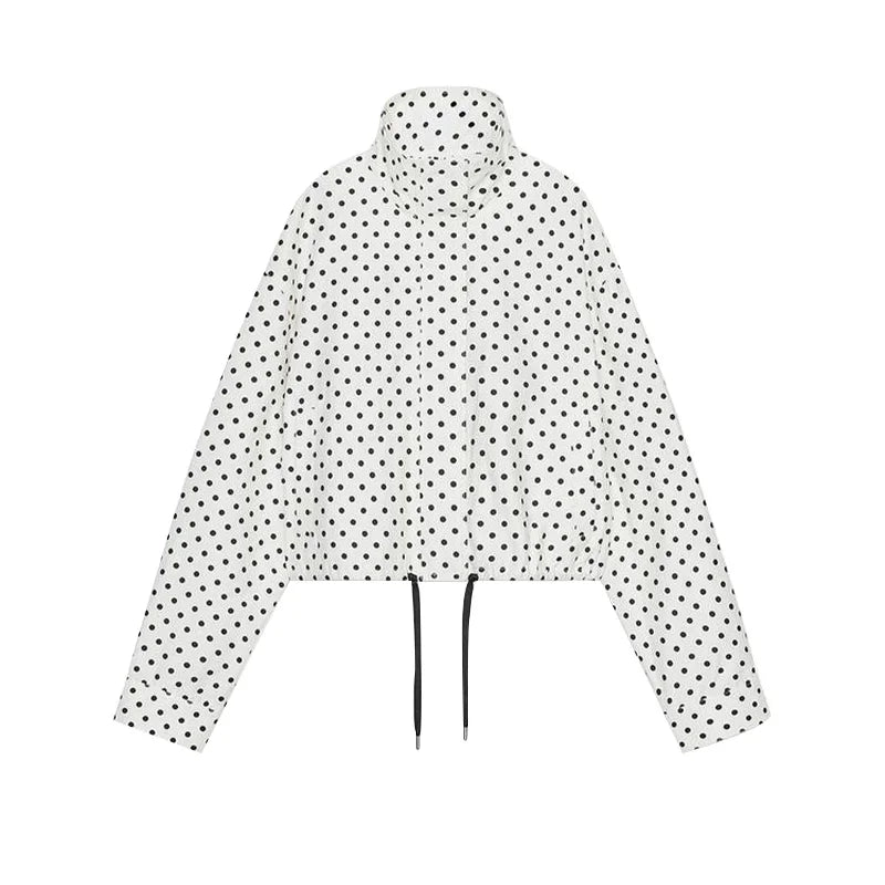 Polka Dot Jacket & Shorts Set