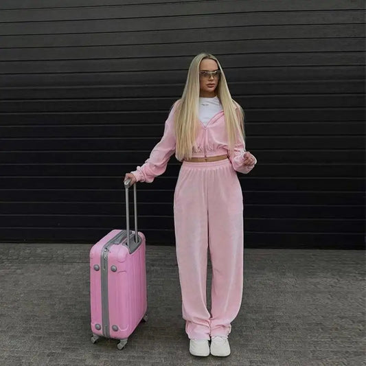Urban Ease Hooded Two-Piece Set