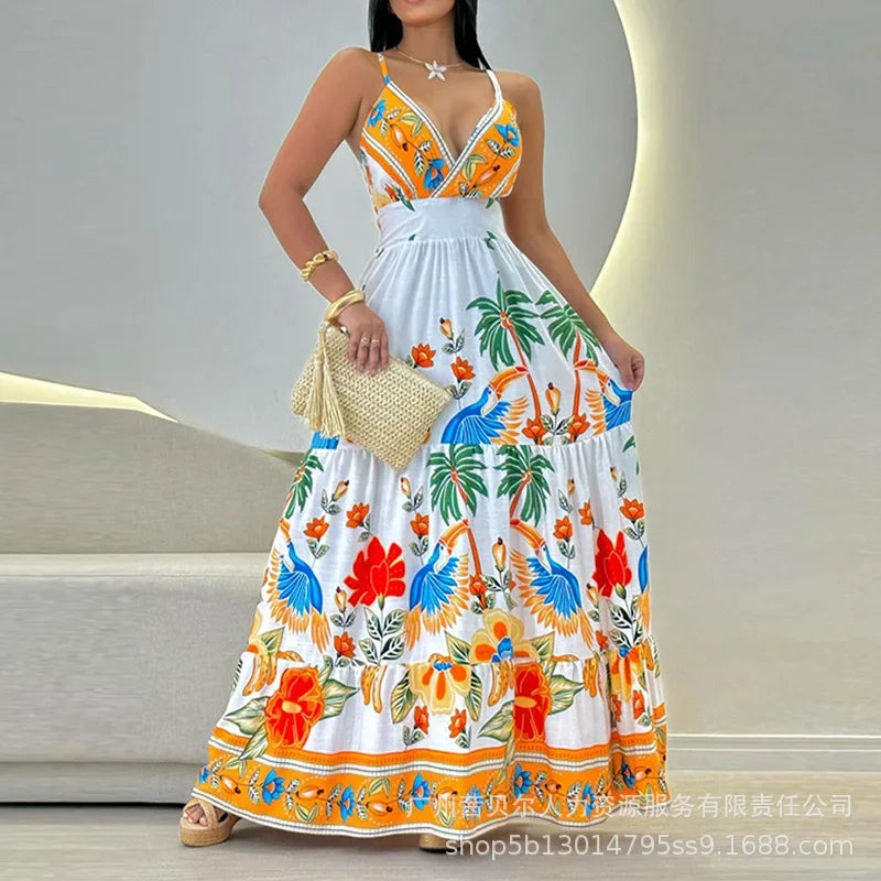 Coconut Crush Sunkissed Siren Maxi Dress