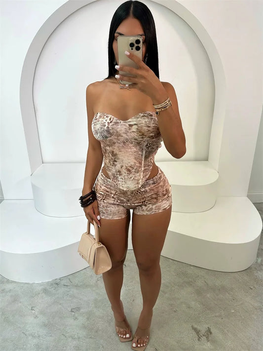 Leopard Lines & Loud Vibes Apparel Co-Ord
