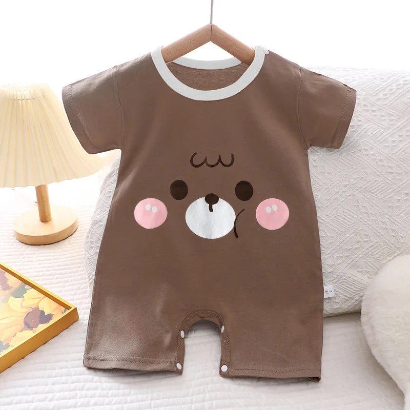 Baby One-piece Clothes Romper Short Sleeve Climb Clothing Newborn Jumpsuits Toddler Girl boy Onesie