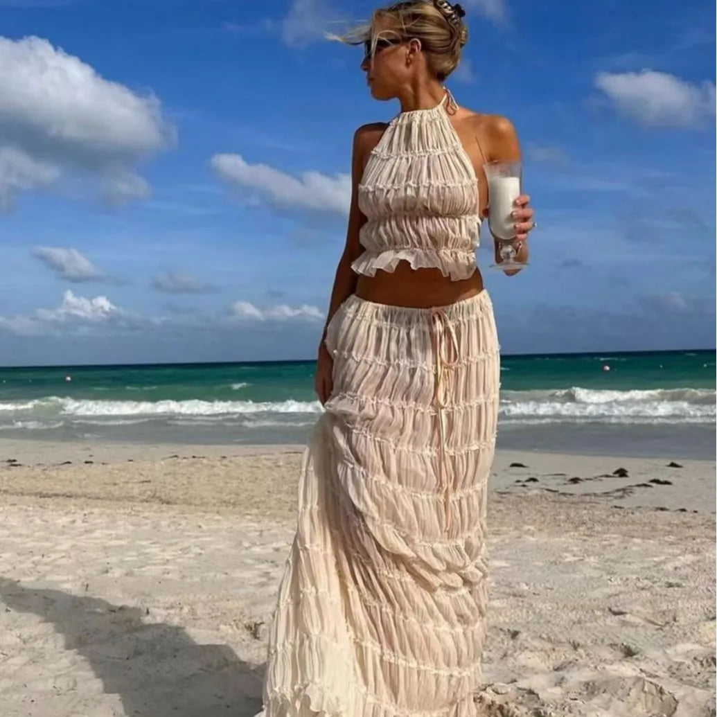 Bohemian Beauty Halter & Hemlines Co-Ord